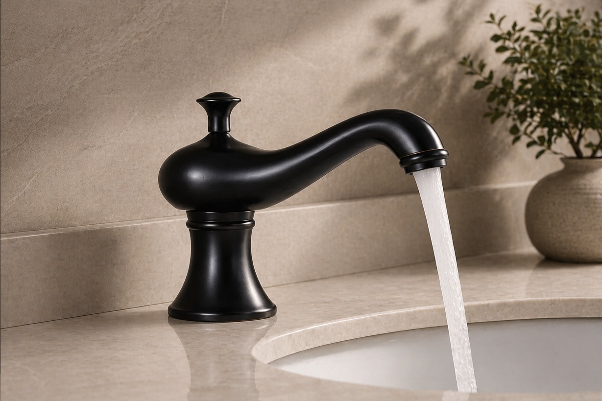 Matte Black Automatic Touchless Sensor Faucet water savings by brand